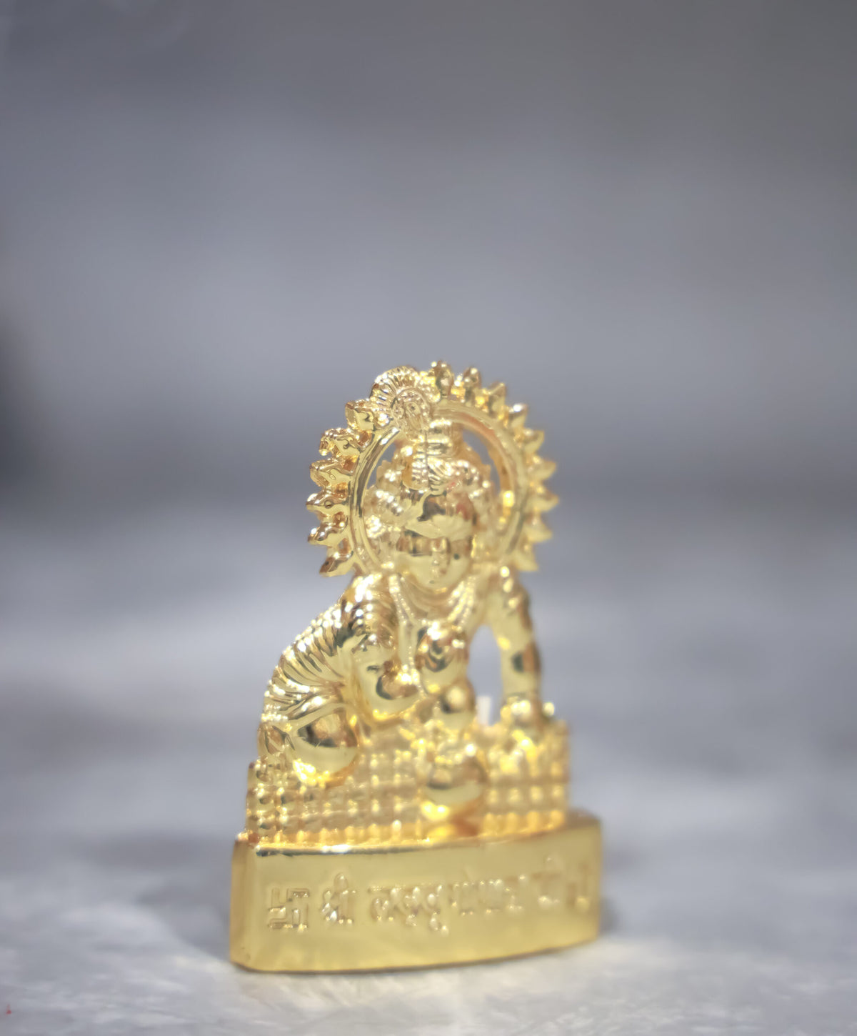 Butter Krishna Idol - Gold