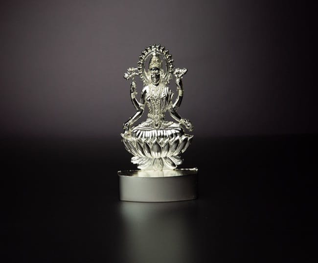 Lakshmi Idol- Silver