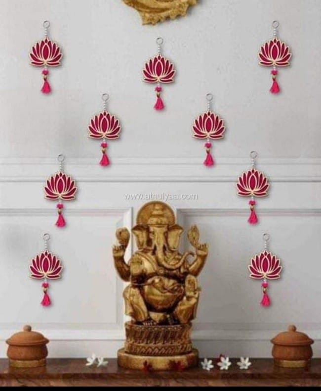 Lotus Hangings - Set of 12