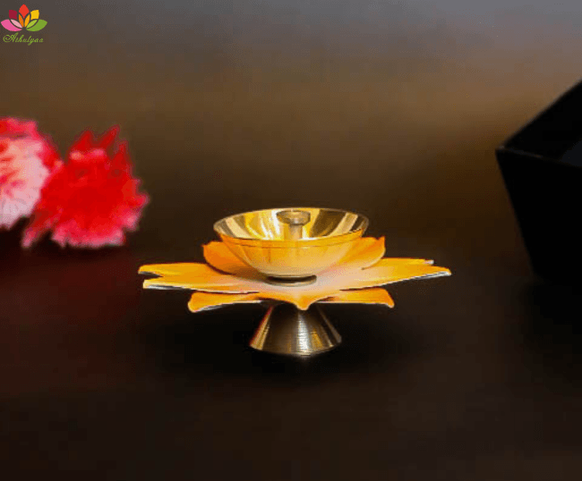 Lotus Flower Diya with box