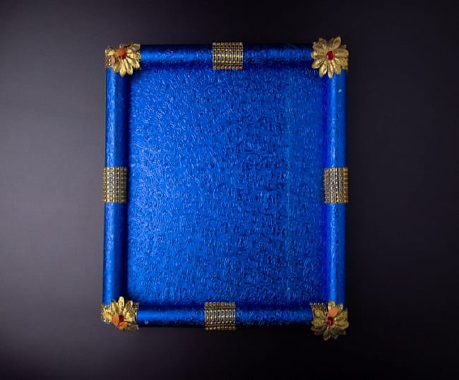MDF Square Shaped Wedding Tray