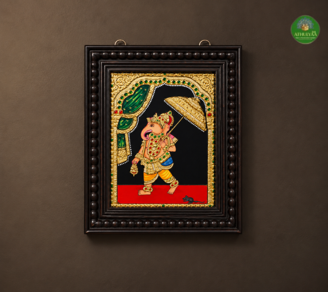 Mapillai Vinayagar Tanjore Painting