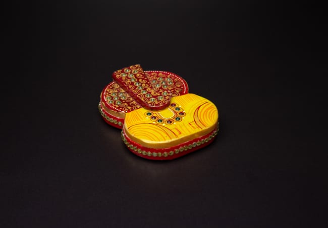 Marble Ganesha Kumkum Box