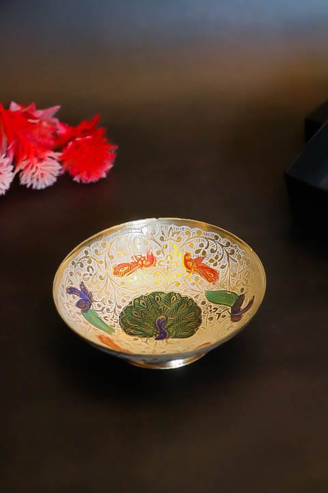 Meenakari Dry fruit bowl