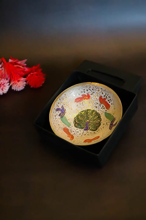 Meenakari Dry fruit bowl