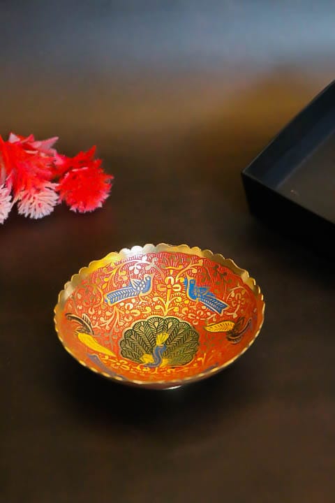 Meenakari Dry fruit bowl