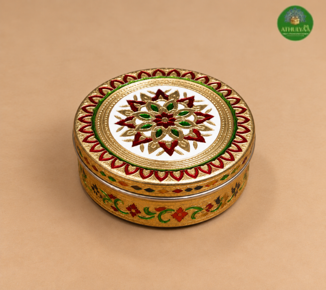Meenakari Steel Box