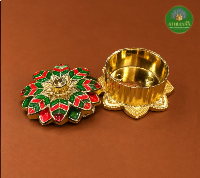 Minakari Handicraft Kumkum Box