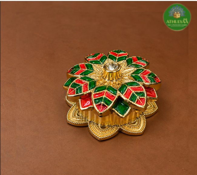 Minakari Handicraft Kumkum Box