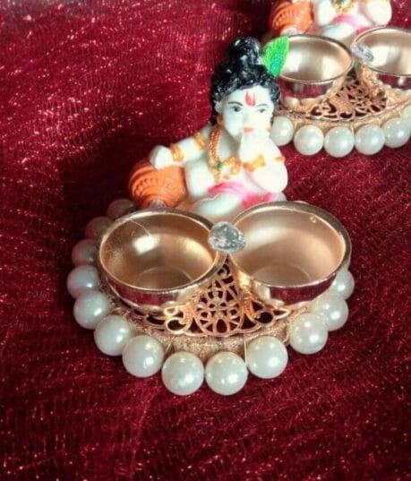 Krishna Haldi kumkum Platter