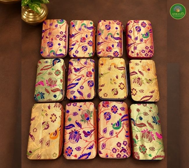 Paithani Earring box