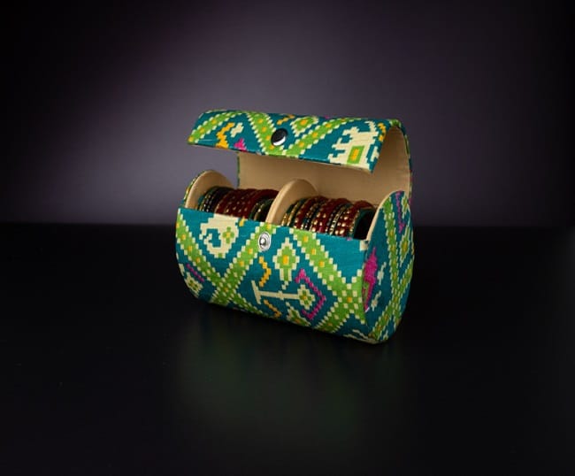 Patola print Bangle Box