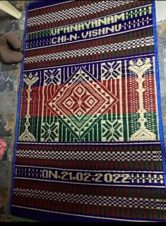 Kumbakonam Wedding Pattu Pai- with couple name