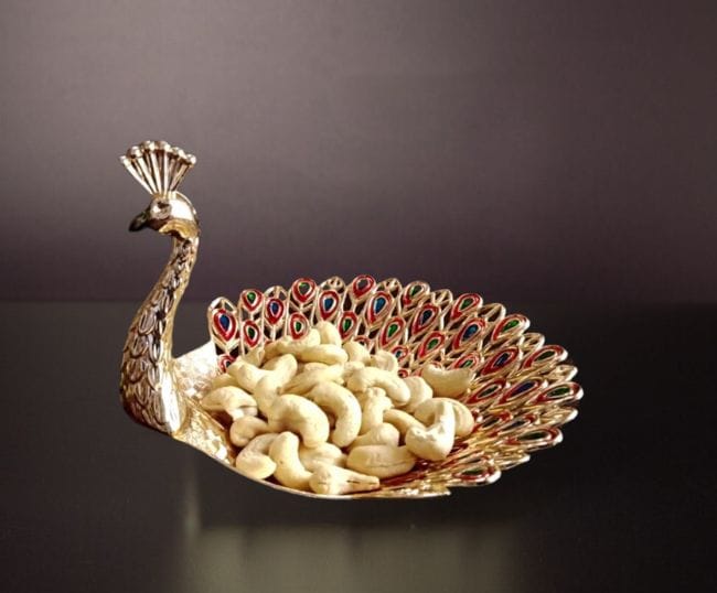 Peacock Dry fruit bowl