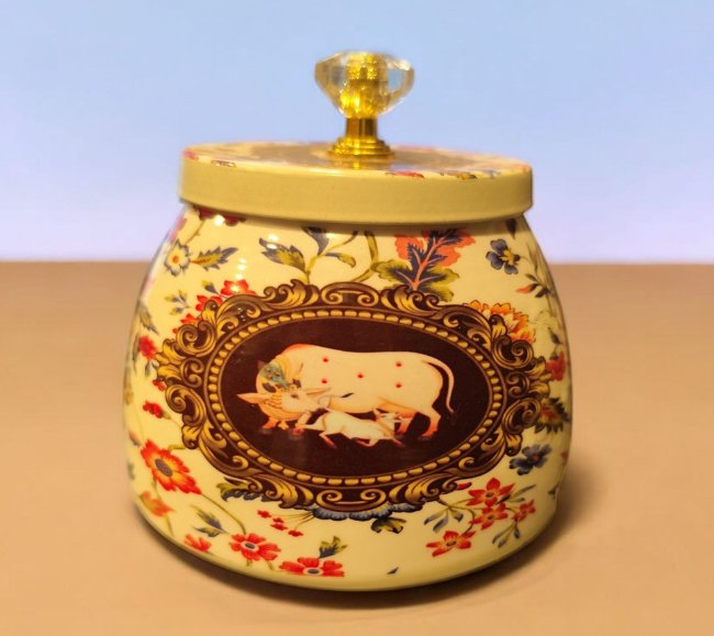 Pichwai art dry fruit box
