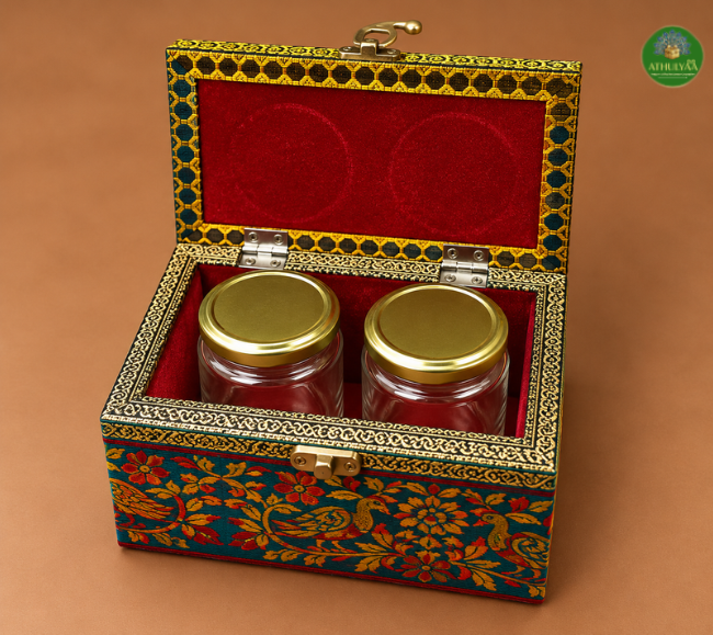Printed Gift Box with Jars
