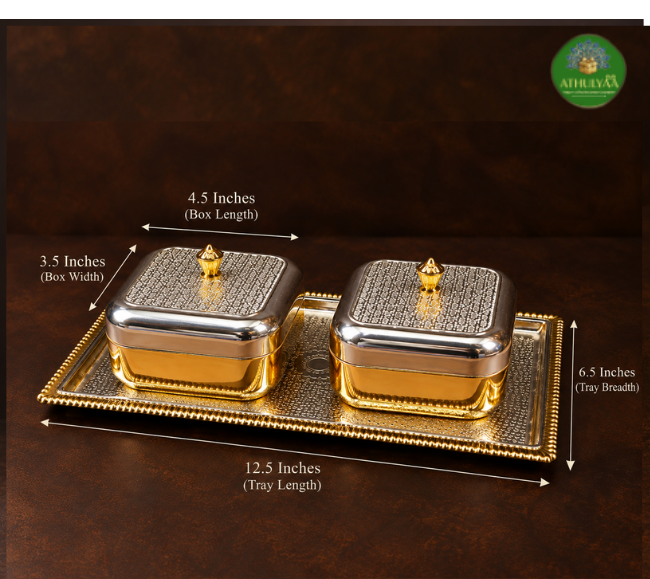 Regalia Gold-Silver Twin Box