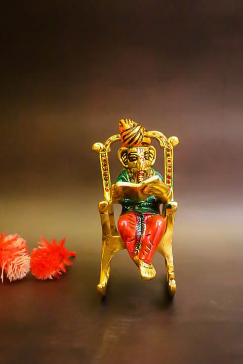 Relaxing Ganesh Statue