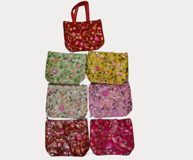 Sequins embroidery bag