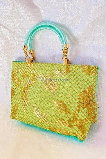 Sequins work return Gift bag