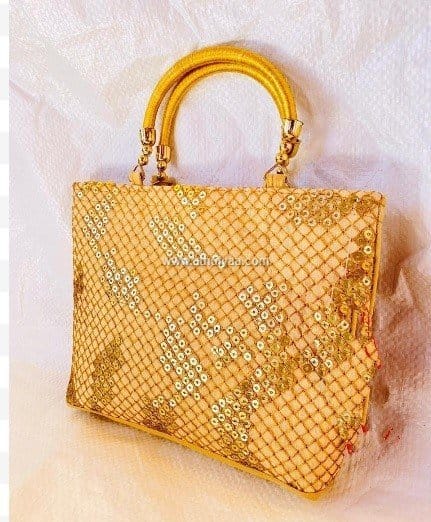 Sequins work return Gift bag