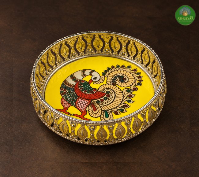 Silver Finishing Annam Tray