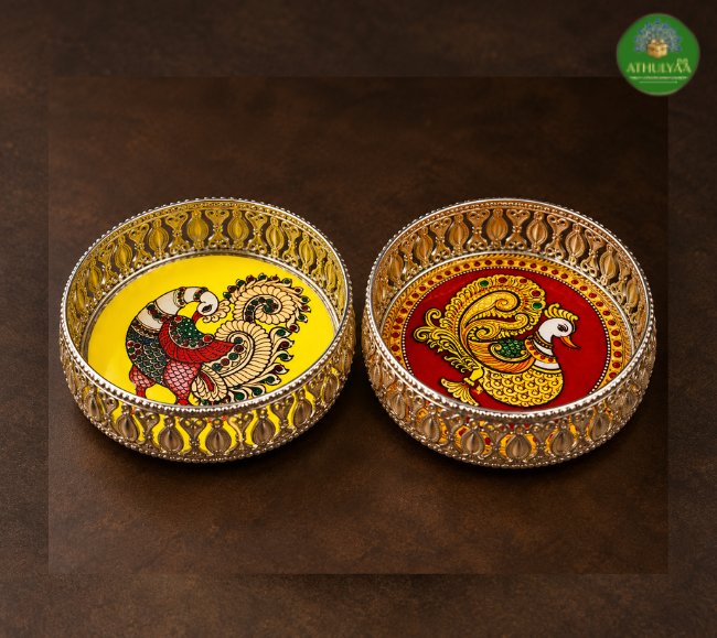 Silver Finishing Annam Tray