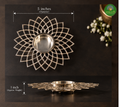 Silver Lotus Petal Diya Plate
