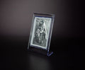 Silver finish God in Acrylic frame
