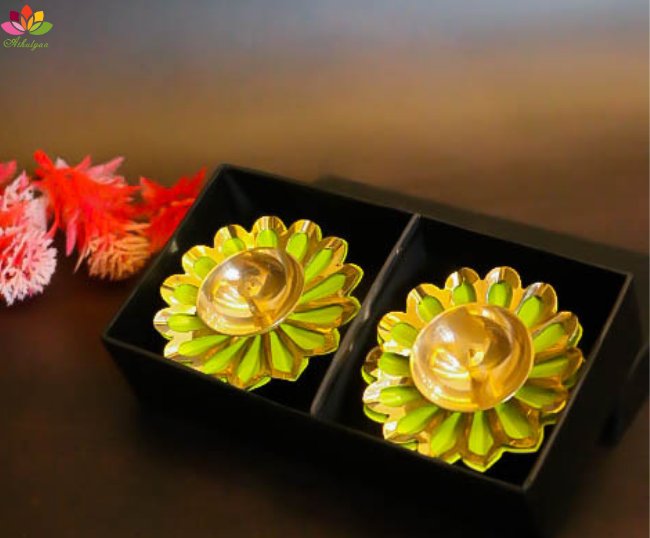 Sun Flower Diya