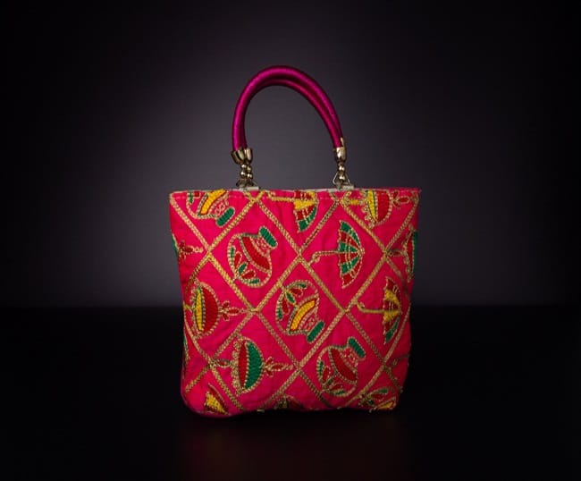 Umbrella embroidery Gift bag