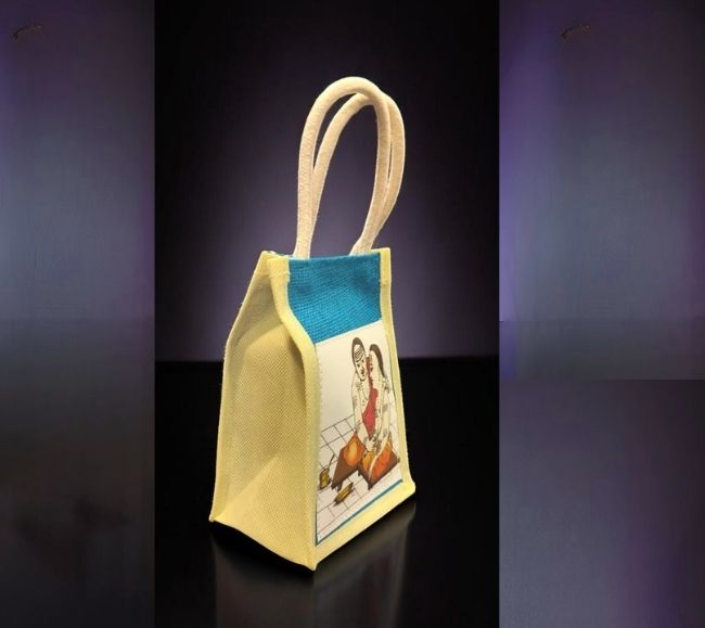 Mini Jute bag with Upanayanam sheetprint