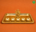 Varahi Pancha Deepa Brass 8 in 1 Set