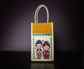 Wedding Jute bag with couple print