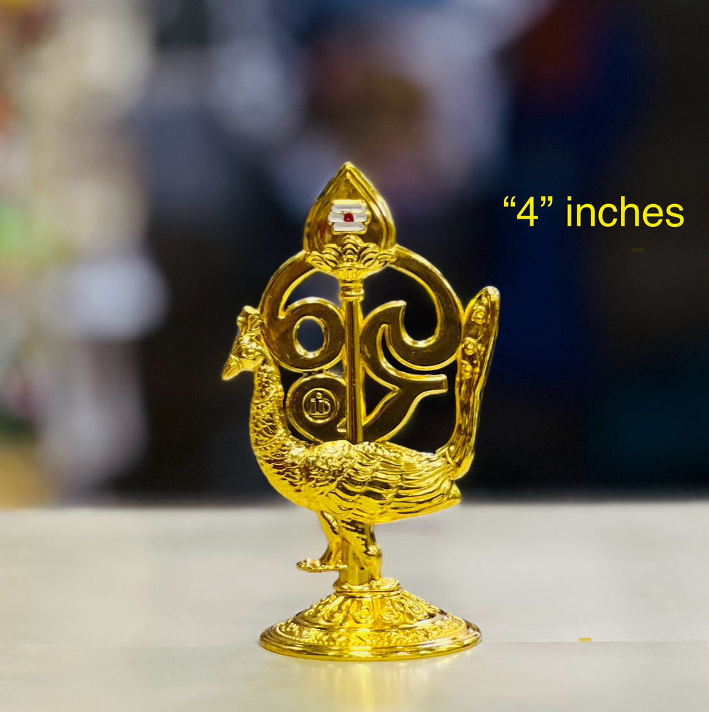 Murugan Peacock and Vel idol