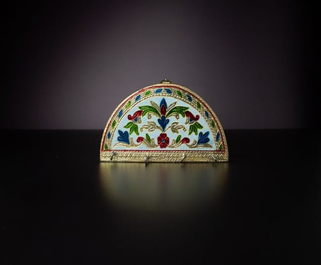 Wooden Meenakari Work Handmade Key Holder