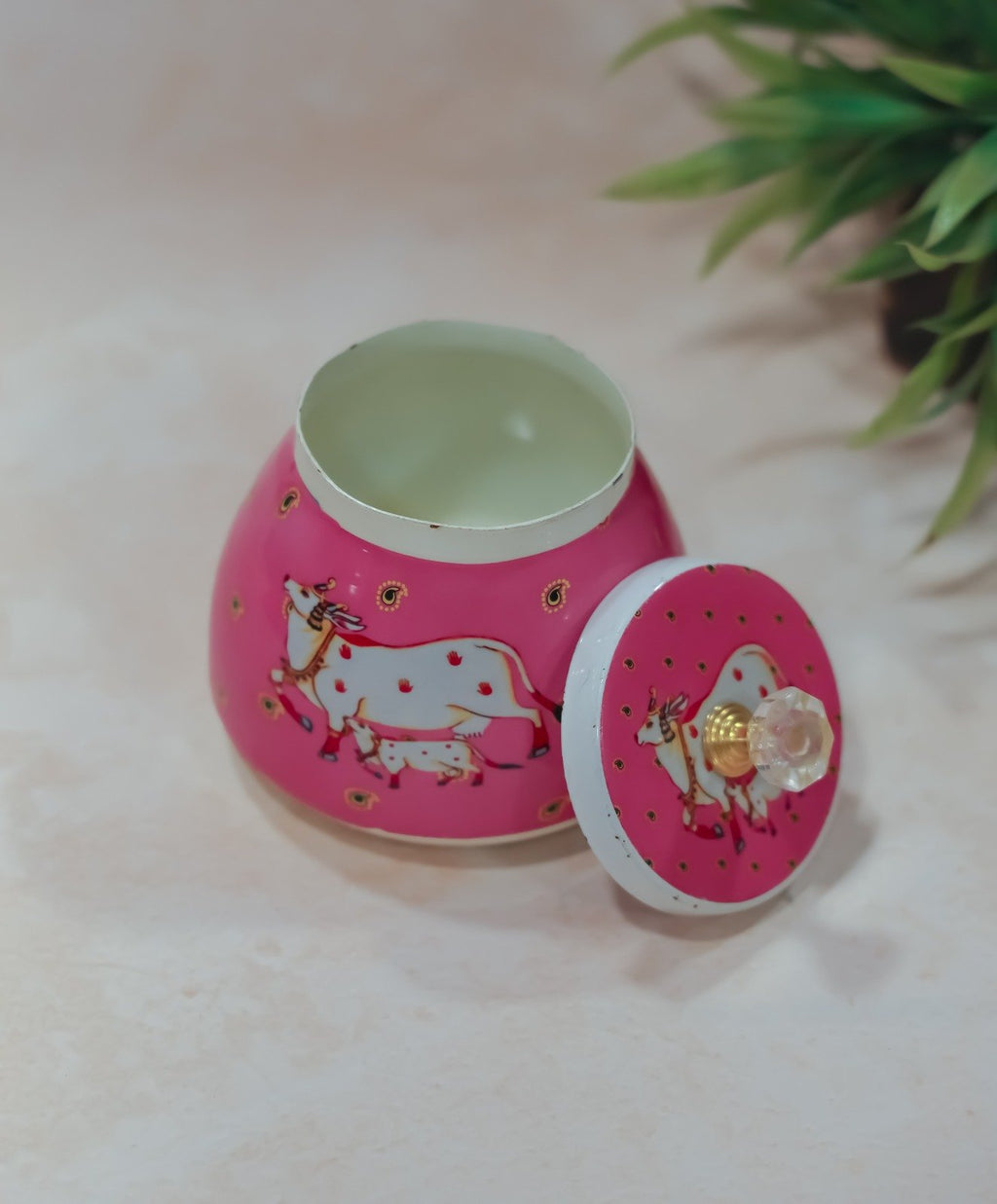 Pichwai art dry fruit box