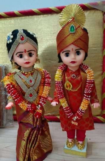 Chettiar Wedding couple Dolls