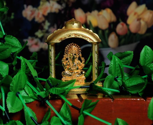 Ganesh In Temple idol