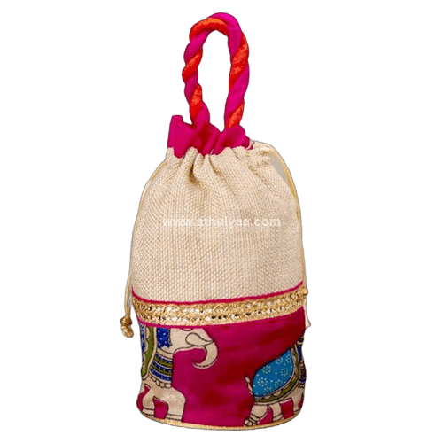 Elephant Jute Potli