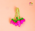 Lotus bud pearl hanging-set of 10
