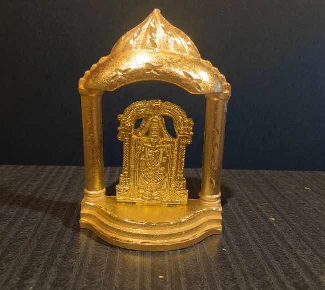 Balaji Idol In Mandir Frame