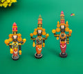 Wooden Lord Venkateswara Balaji Etikoppaka Doll