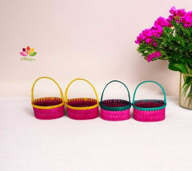 Palm Pooja Basket