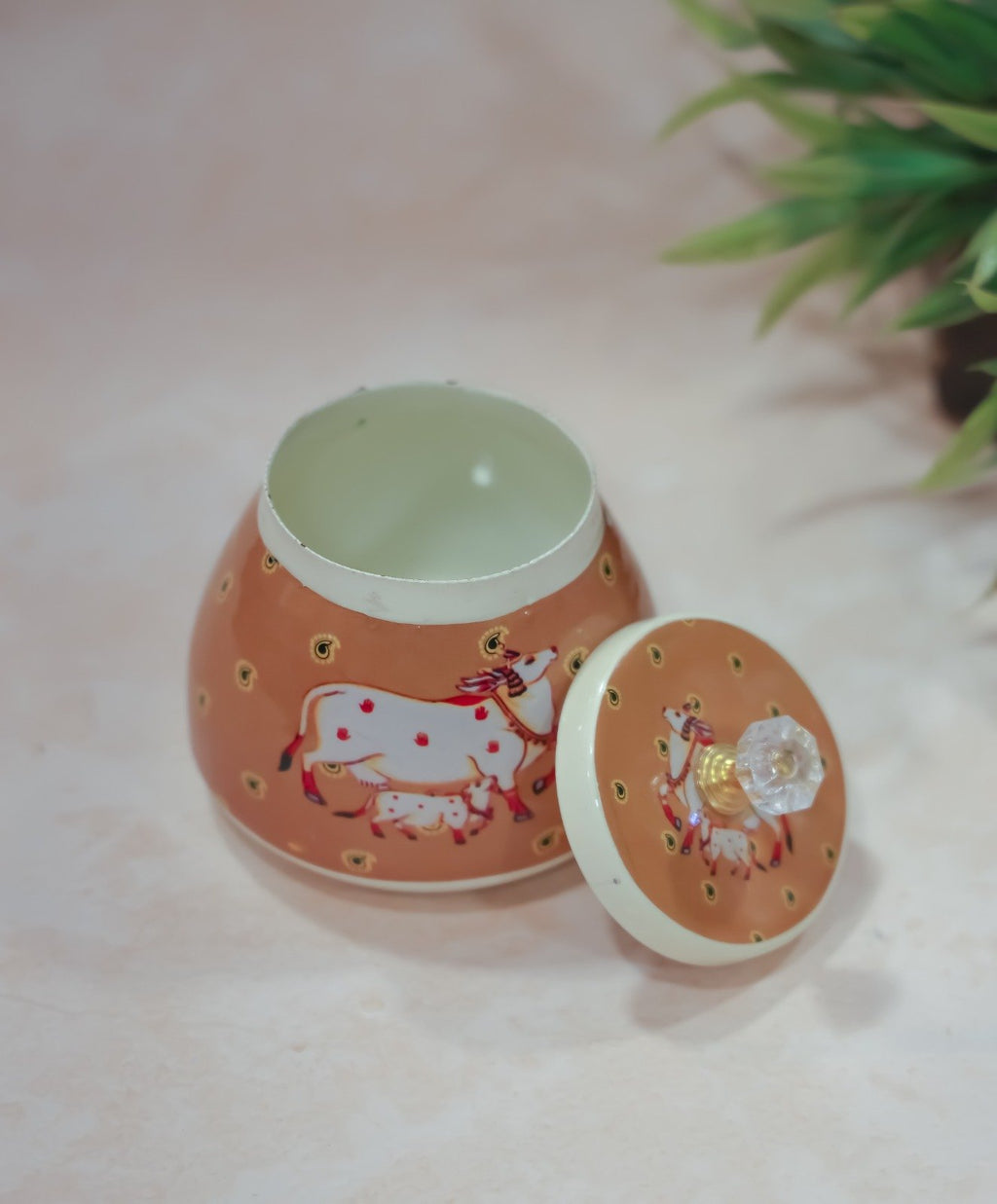 Pichwai art dry fruit box