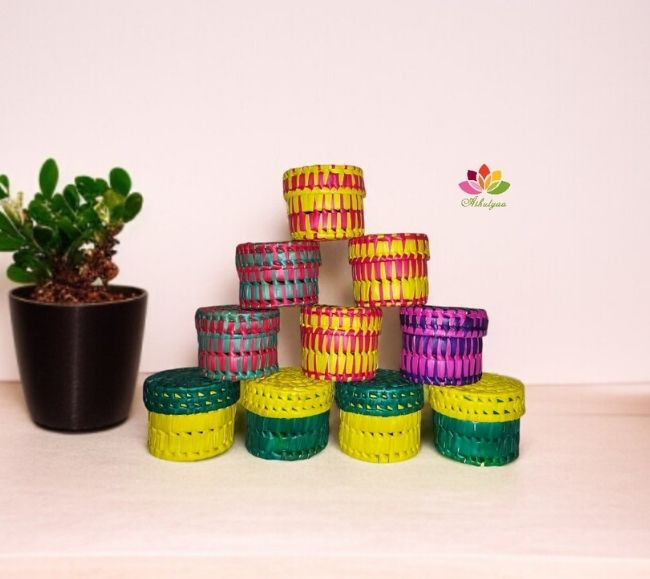 Palm Leaf Storage Box