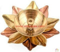 Brass Copper Lotus Diya-Medium