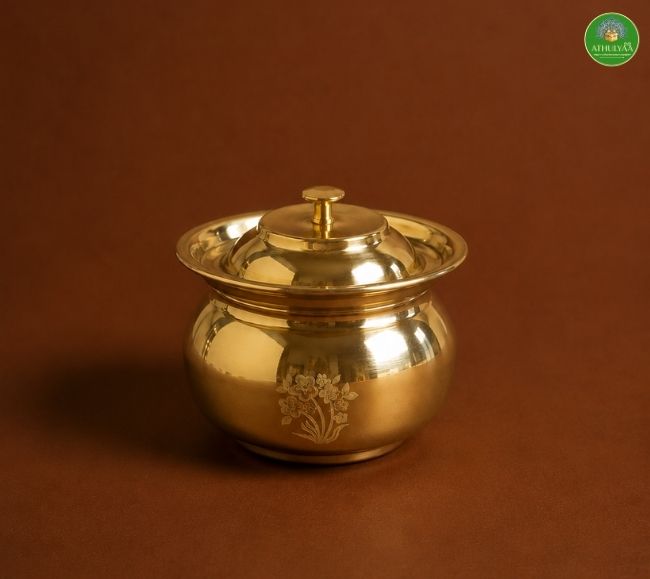 Brass Ghee Pot