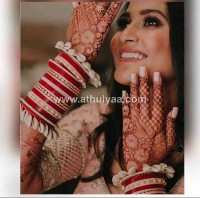 Silk Thread Shell Bangles