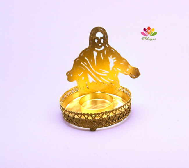 jesus christ shaped candle